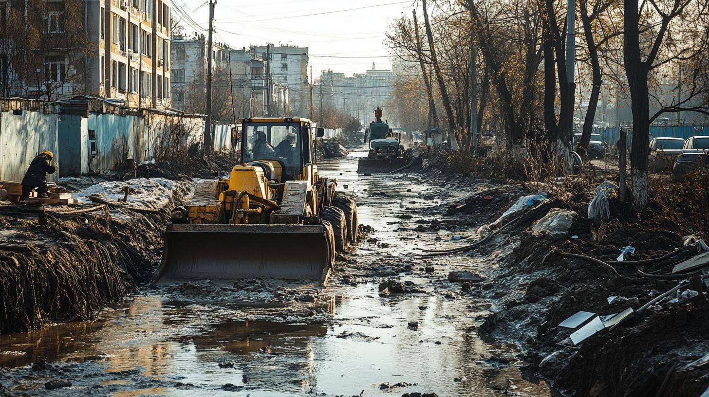 Прочистка канализационной системы