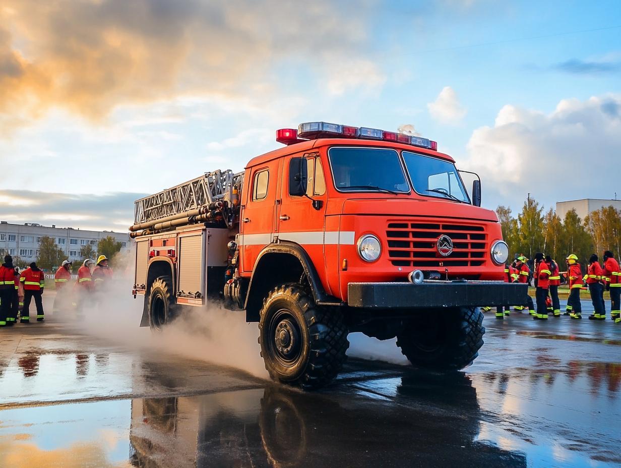 дежурство пожарной машины на мероприятиях
